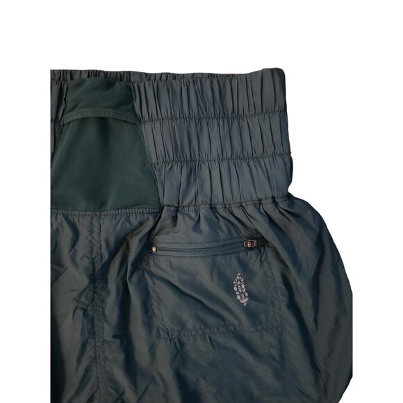 Women S Free People FP Movement The Way Home High Rise Teal Green Shorts - Picture 6 of 6